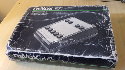Rare revox b77 - wired, remote