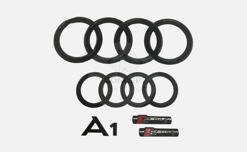 Audi line gloss black - audi, +