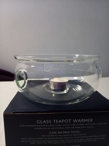 Whittards glass teapot - glass,