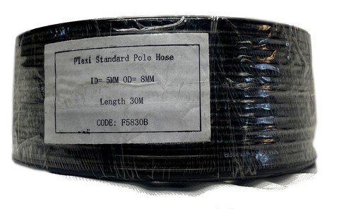 Black pvc flexi hose for - black,