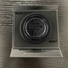 MOMO Black EDITION JDM Car Sport Racing Steering Wheel Horn Button+Retainer Ring