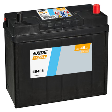 Starter battery exide eb456 - battery,