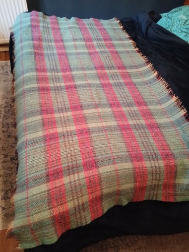 Vintage welsh wool throw - welsh,
