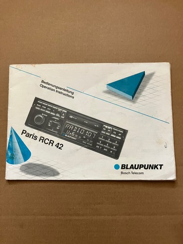 Blaupunkt paris rcr car - paris,