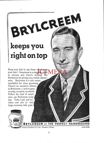 Brylcreem hair cream dennis - hair,