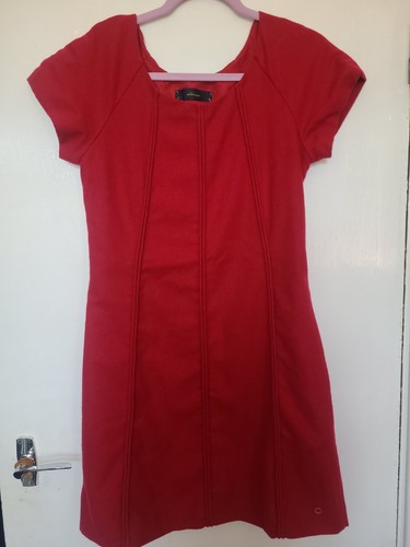 Skunkfunk dress red felted - skunkfunk,