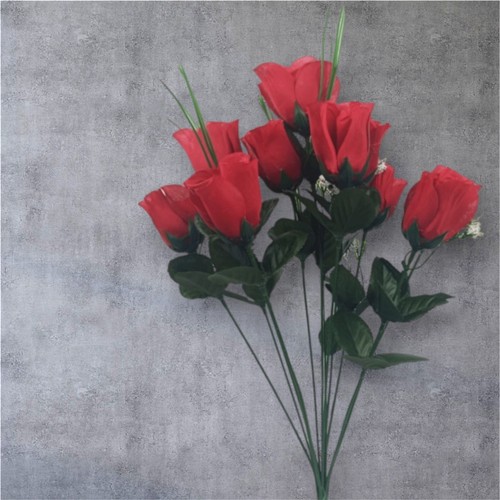 Rose bud bunch artificial - bunch, –