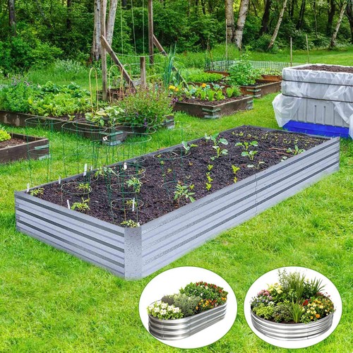 Garden raised bed galvanised - garden,