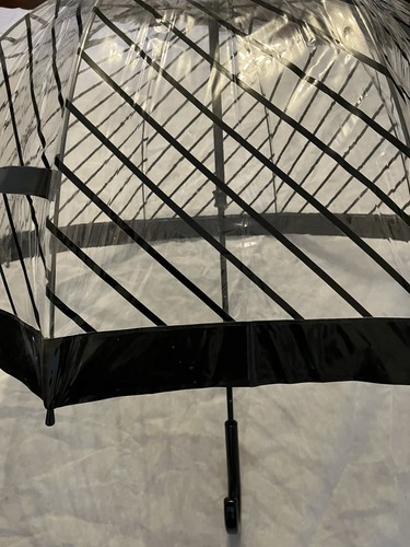 Domed black striped - domed,