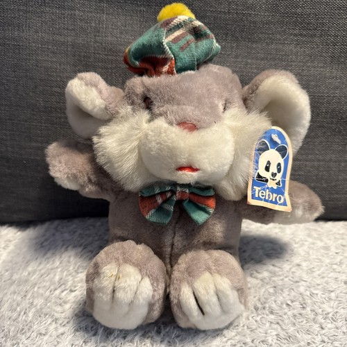 Vintage tebro plush mouse soft - plush,