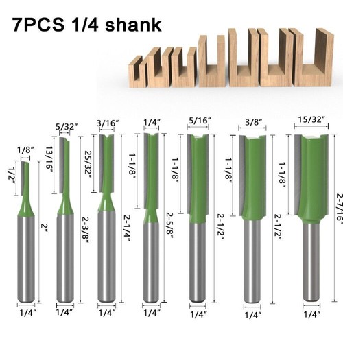 7pcs shank single double - 7pcs,