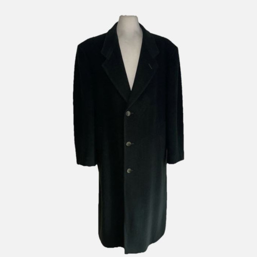 Vintage overcoat mens green - vintage, xl