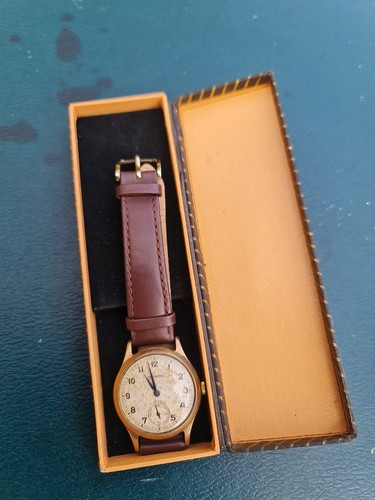 Garrard gold watch 9ct - garrard,