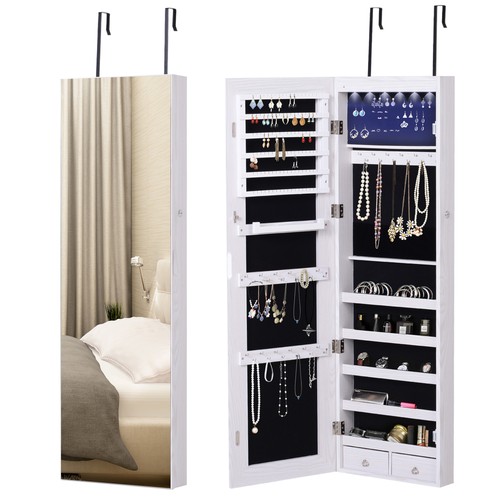 Homcom hanging mirrored jewel - homcom,