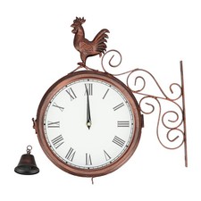 .Iron Wrought Wall Clock