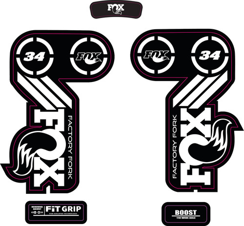 Fox factory forks decals - factory,