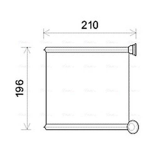 Heater matrix for seat leon - heater,
