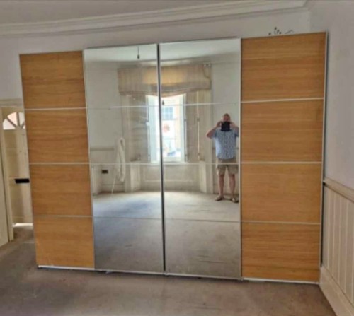 Wardrobe with sliding doors - sliding,