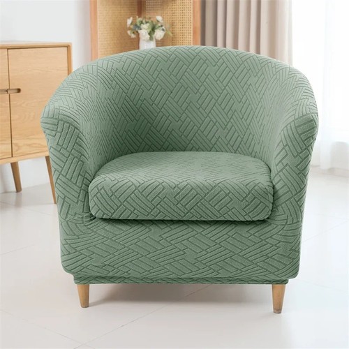 2pcs jacquard tub chair cover - tub,