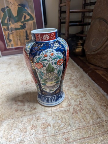Vintage japanese vase imari - vase,