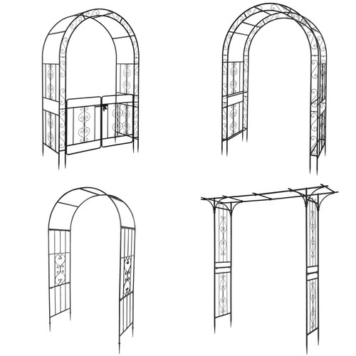 Metal wooden garden - garden, arch
