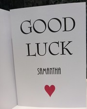 LARGE Personalised Good Luck