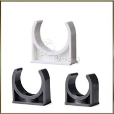 Open Pipe Clips PVC Single