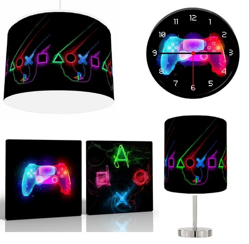 Play station ps4 neon - station,