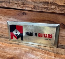 CF Martin & Co USA Display Sign 1970s Vintage Acoustic Guitar  Dealer Banner D18