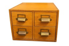 Vintage Wood Card Catalog 4