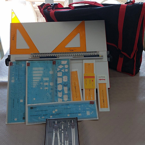 Rotring technical drawing set - rotring,