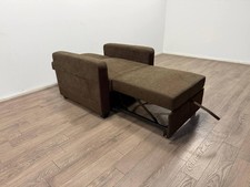 Reagan Chair Bed Brown Fabric