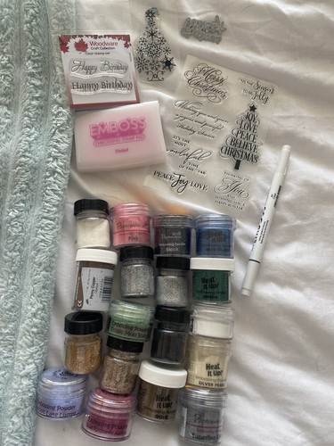 Embossing powders and - powders, stamps