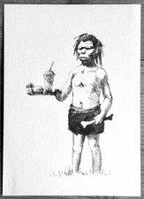 Banksy 'More Seating Upstairs' POW Pictures On Walls Official Art Postcard 2008