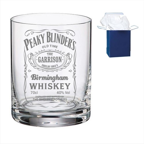 Engraved whiskey glass - engraved,