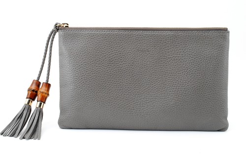 Gucci bamboo tassel clutch - gucci,
