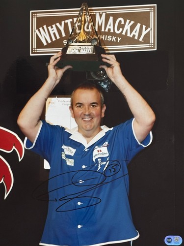 Phil taylor signed - 16x12, darts