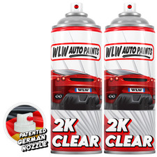 X2 2k Clear Coat Lacquer Aerosol Spray 400ml Fast Drying High Gloss Solid