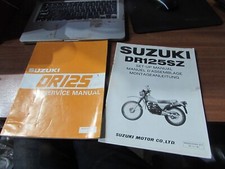 1982 1985 SUZUKI DR125 SERVICE MANUAL AND SET UP MANUAL