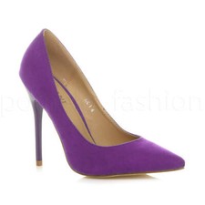 WOMENS LADIES HIGH HEEL WEDDING BRIDESMAID EVENING PARTY POINTED COURT SHOES