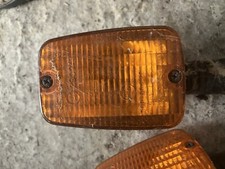 2 Genuine Suzuki 80s GSXR 750 1100 Slab Side Front Indicators/ Winkers