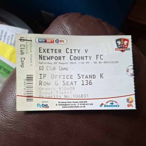 2018 exeter city v - city,