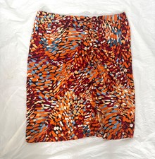 Ladies Size 28 Plus Skirt Black Mix Patterned Missguided BNWT NEW Zip Elegant