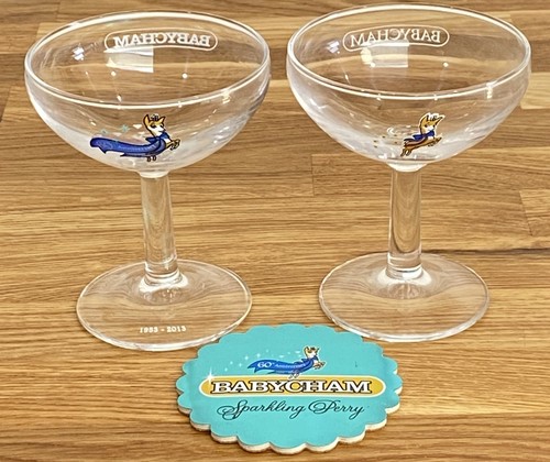 Babycham glasses inc 60th - 2,