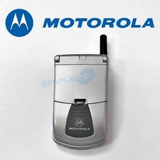 Motorola Startac Cell Phone 130 Gray Silver GSM 1998 Used