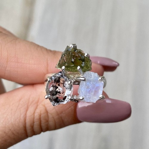 Raw moldavite herkimer - raw, moldavite,