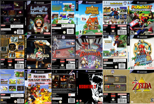 Nintendo gamecube case artwork - nintendo,