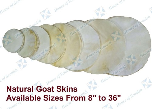Natural goat skins - natural,