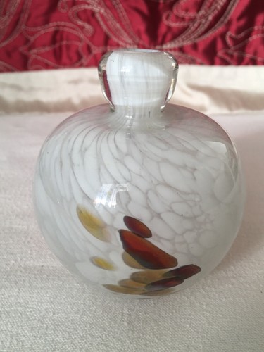 Mdina art glass perfume bottle - mdina,