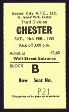 EXETER CITY v CHESTER